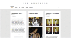 Desktop Screenshot of leaanderson.com